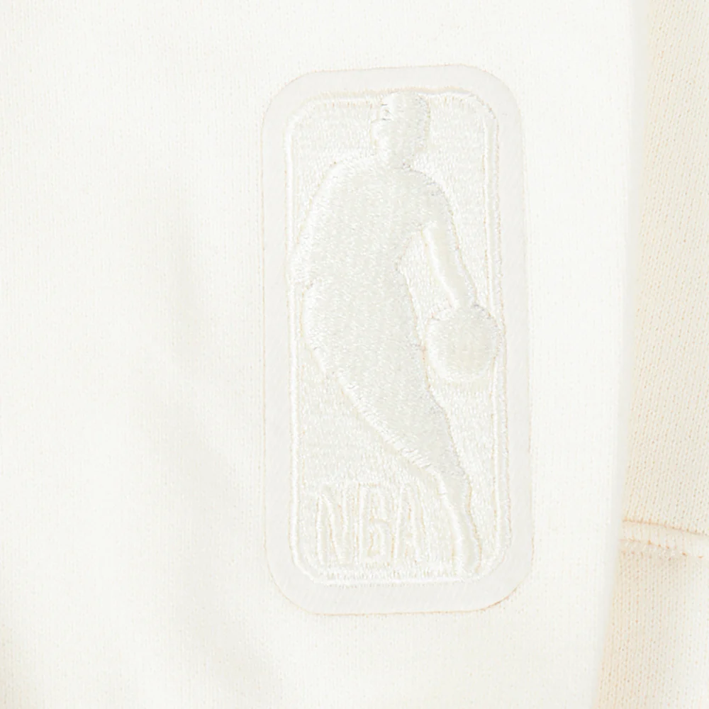 NBA INDIANA PACERS TYRESE HALIBURTON #0 NEUTRAL PNN MEN'S DROP SHOULDER FLC PO HOODIE (EGGSHELL) - Image 8