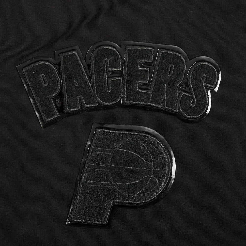 NBA INDIANA PACERS TRIPLE BLACK WOMEN'S RELAXED FIT RACERBACK (TRIPLE BLACK) - Image 7