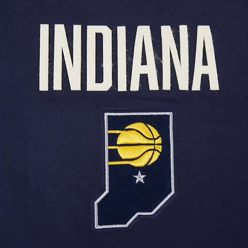 NBA INDIANA PACERS MODERN ORIGINALS WOMEN'S SJ BOXY TEE (MIDNIGHT NAVY) - Image 5