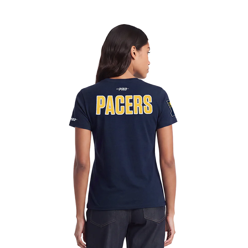 NBA INDIANA PACERS TYRESE HALIBURTON #0 CLASSIC PNN WOMEN'S SJ SLIM FI (MIDNIGHT NAVY) - Image 2