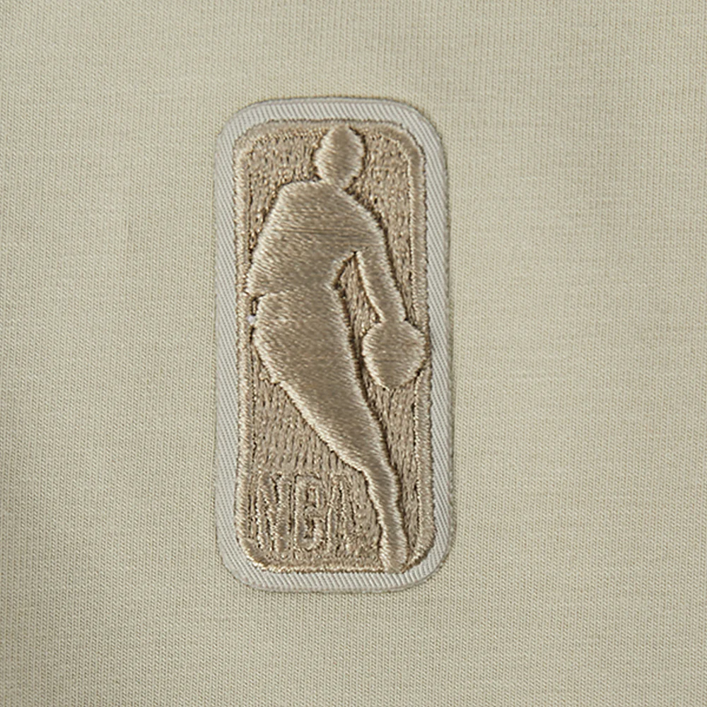 NBA INDIANA PACERS TYRESE HALIBURTON #0 NEUTRAL PNN WOMEN'S SJ BOXY TEE (TAUPE) - Image 7