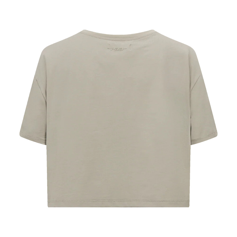 NBA INDIANA PACERS NEUTRAL SINGLE JERSEY BOXY TEE (TAUPE) - Image 5