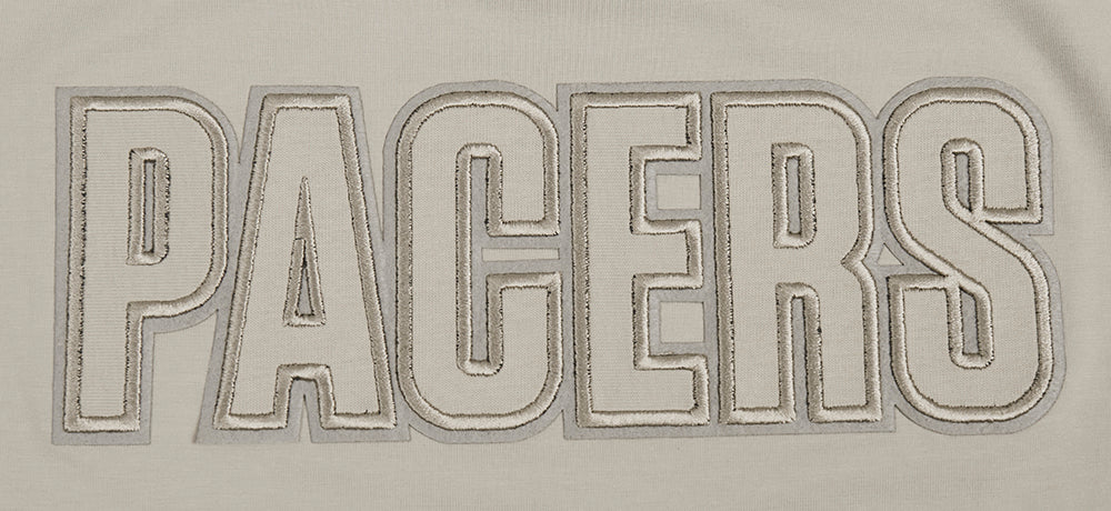 NBA INDIANA PACERS NEUTRAL SINGLE JERSEY BOXY TEE (TAUPE) - Image 7