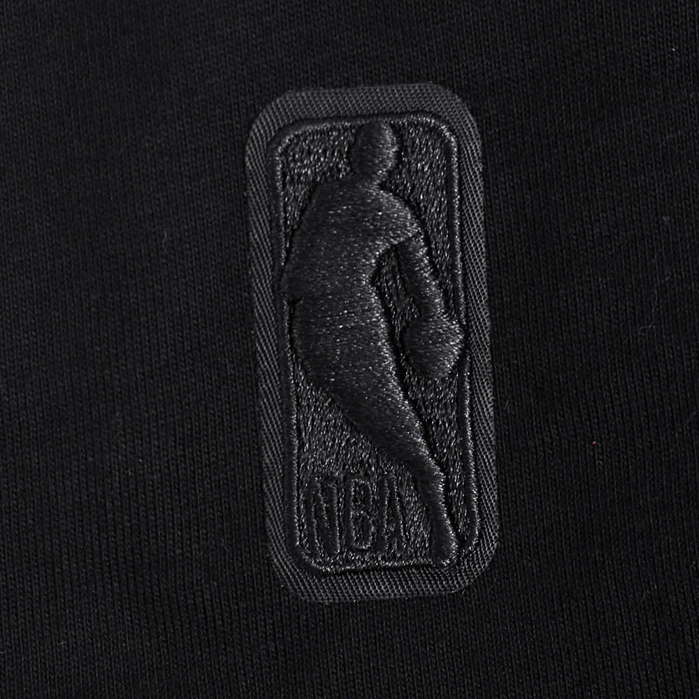 NBA INDIANA PACERS TRIPLE BLACK BIG BOYS SS STRIPED RIB TEE (JET BLACK) - Image 6