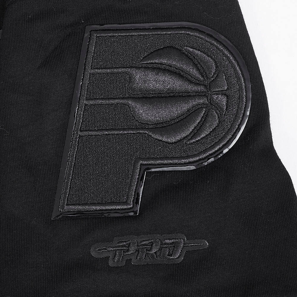 NBA INDIANA PACERS TRIPLE BLACK BIG BOYS SS STRIPED RIB TEE (JET BLACK) - Image 7