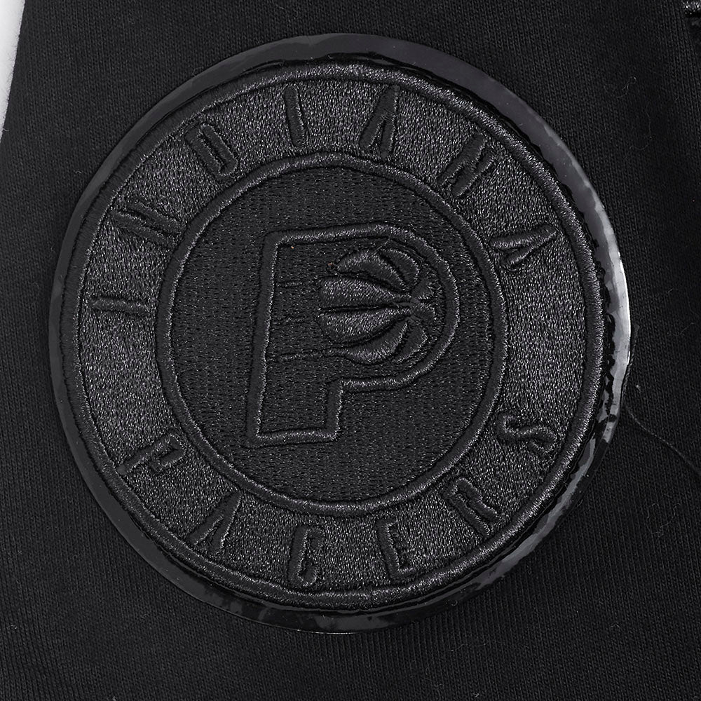 NBA INDIANA PACERS TRIPLE BLACK BIG BOYS SS STRIPED RIB TEE (JET BLACK) - Image 8