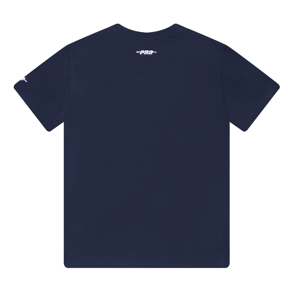 NBA INDIANA PACERS RETRO CLASSIC BIG BOYS SHORT SLEEVE TAPING TEE (MIDNIGHT NAVY) - Image 3