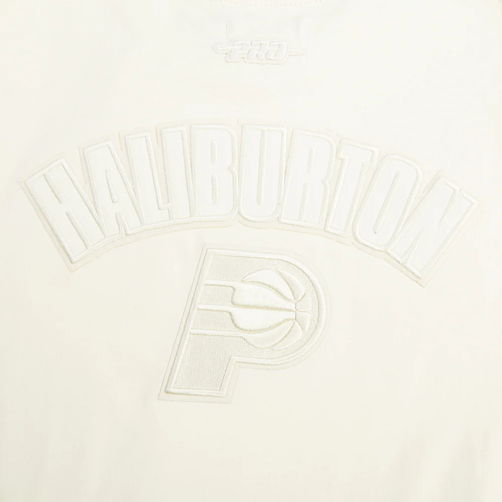 NBA INDIANA PACERS TYRESE HALIBURTON #0 NEUTRAL PNN BIG BOY'S SS TEE (EGGSHELL) - Image 5