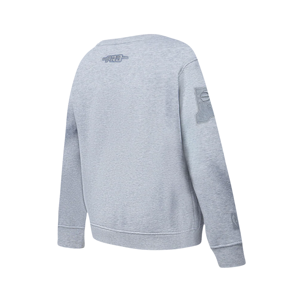 NBA INDIANA PACERS NEUTRAL BIG BOYS FLC CREWNECK (DARK HEATHER GRAY) - Image 4