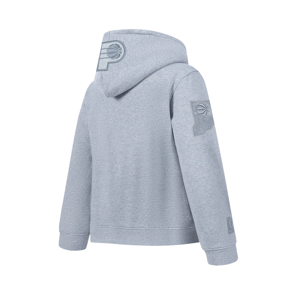 NBA INDIANA PACERS NEUTRAL BIG BOYS FLC PO HOODIE (DARK HEATHER GRAY) - Image 4