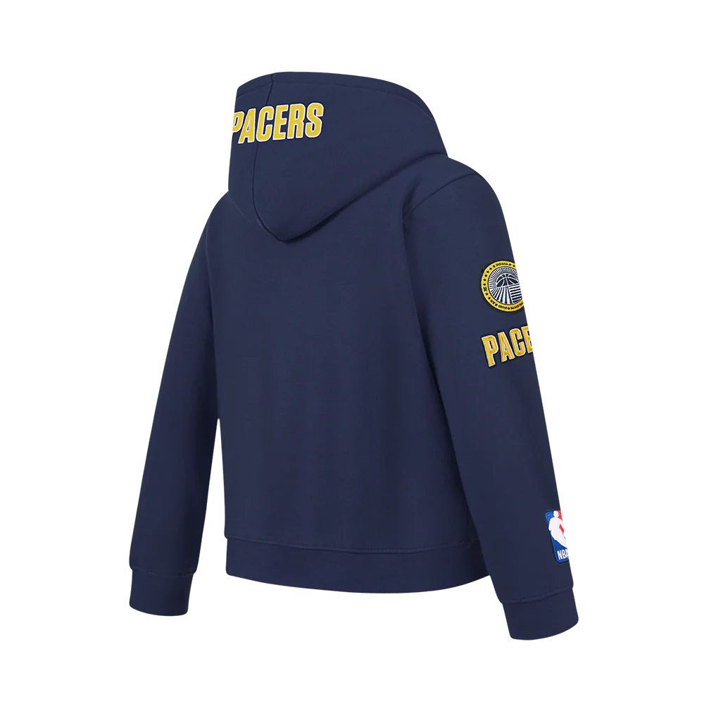 NBA INDIANA PACERS TYRESE HALIBURTON #0 CLASSIC PNN BIG BOY'S FLEECE PO (MIDNIGHT NAVY) - Image 6