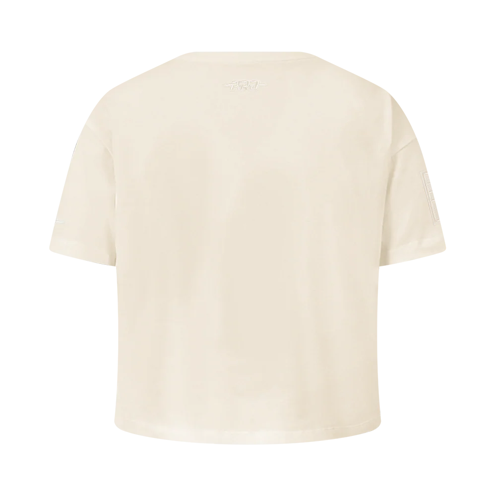 NBA INDIANA PACERS NEUTRAL BIG GIRLS SS BOXY TEE (EGGSHELL) - Image 3
