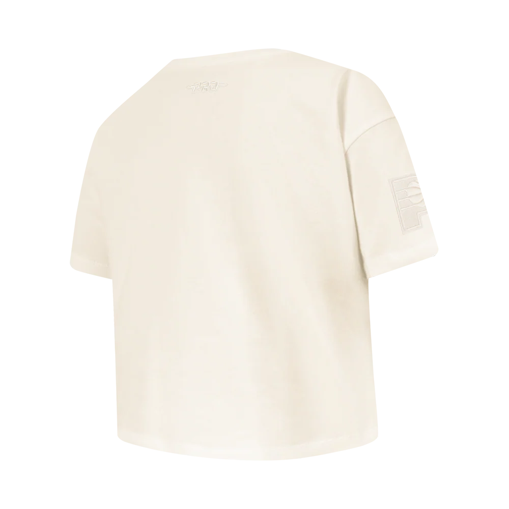 NBA INDIANA PACERS NEUTRAL BIG GIRLS SS BOXY TEE (EGGSHELL) - Image 4