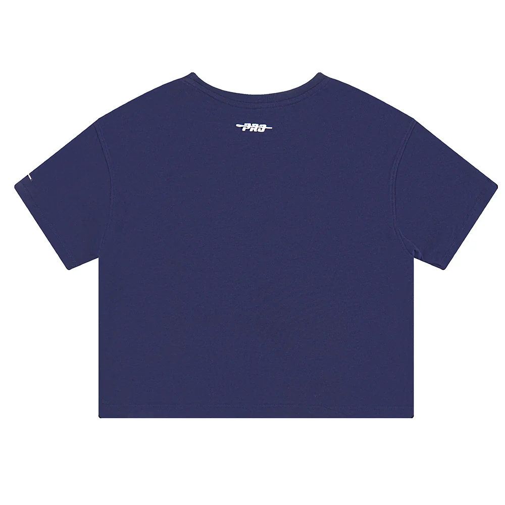 NBA INDIANA PACERS RETRO CLASSIC BIG GIRLS SHORT SLEEVE BOXY TEE (MIDNIGHT NAVY) - Image 2