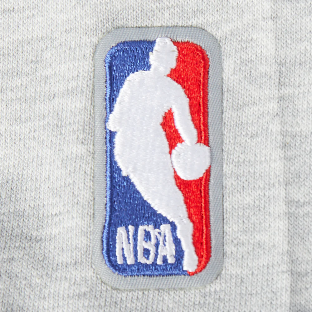 NBA INDIANA PACERS OLD ENGLISH WOMEN'S FLC CREWNECK (HEATHER GREY) - Image 7