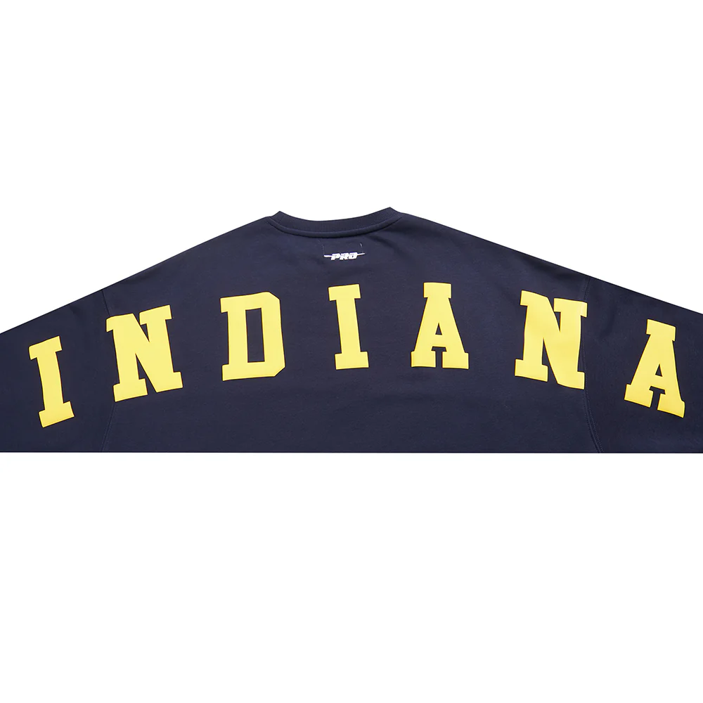 NBA INDIANA PACERS WINGSPAN WOMEN'S FLC CREWNECK (MIDNIGHT NAVY) - Image 7