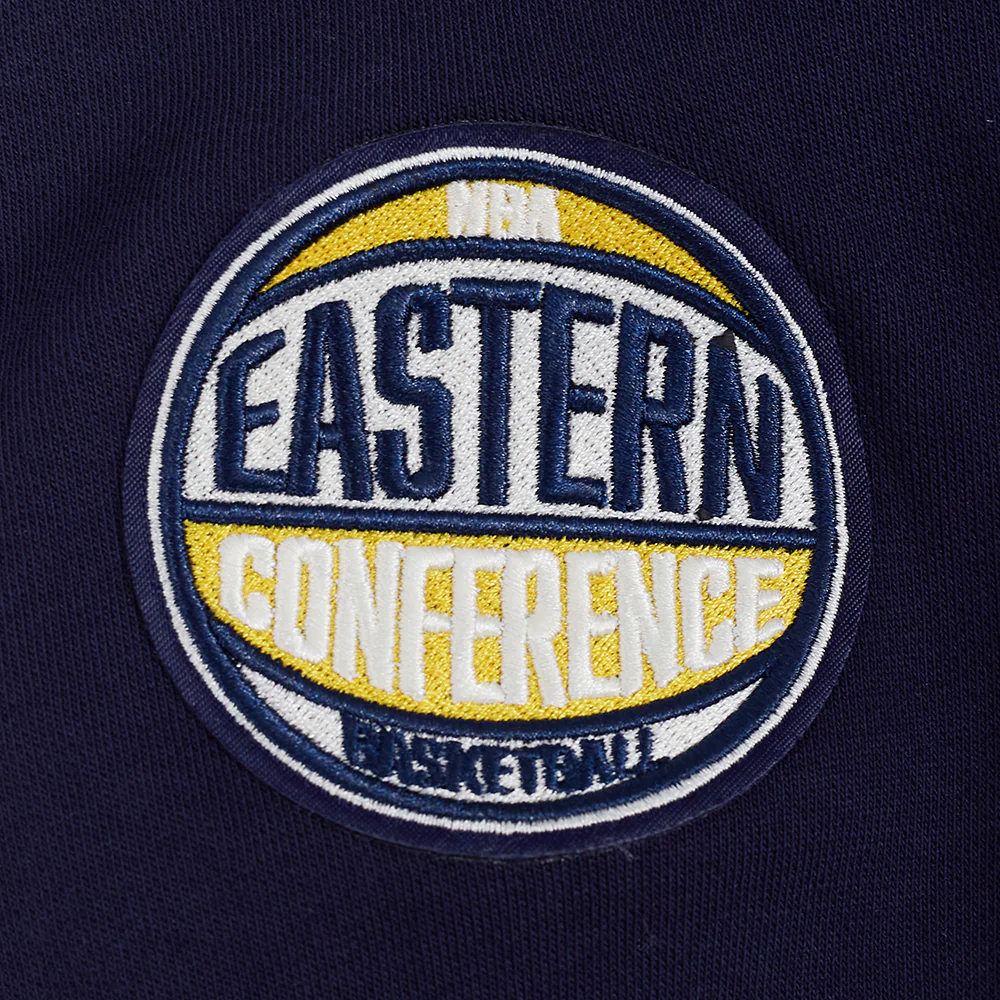INDIANA PACERS MODERN ORIGINALS WOMEN'S FLC CROPPED PO HOODIE (MIDNIGHT NAVY) - Image 5