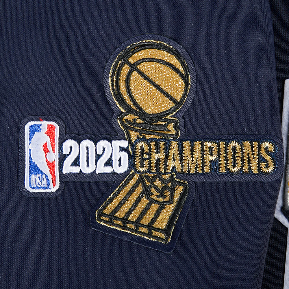 INDIANA PACERS NBA FINALS 2025 WOMEN'S RIB CROPPED PO HOODIE (MIDNIGHT NAVY) - Image 6