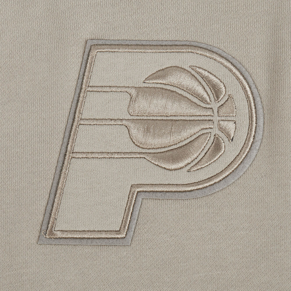 NBA INDIANA PACERS NEUTRAL WOMEN'S FLC CREWNECK (TAUPE) - Image 10
