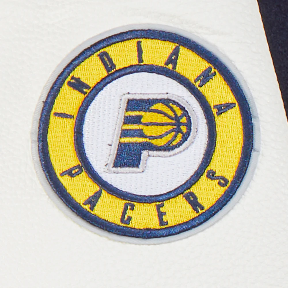 NBA INDIANA PACERS CLASSIC LITTLE BOYS WOOL VARSITY JACKET (MIDNIGHT NAVY/WHITE) - Image 6