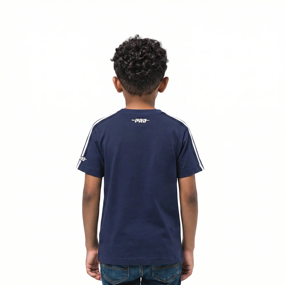 NBA INDIANA PACERS RETRO CLASSIC TODDLER BOYS SHORT SLEEVE TAPING TEE (MIDNIGHT NAVY) - Image 2