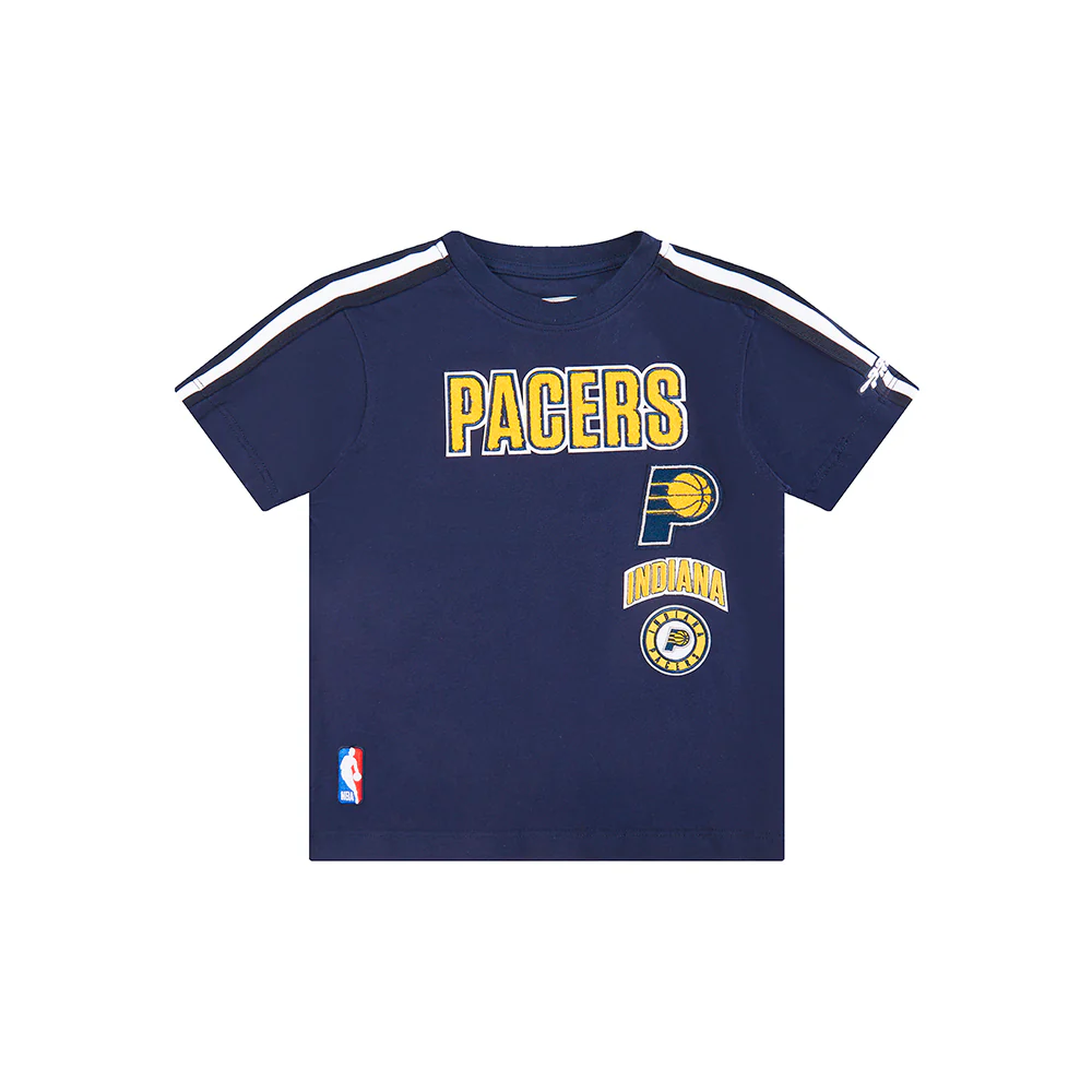 NBA INDIANA PACERS RETRO CLASSIC TODDLER BOYS SHORT SLEEVE TAPING TEE (MIDNIGHT NAVY) - Image 3