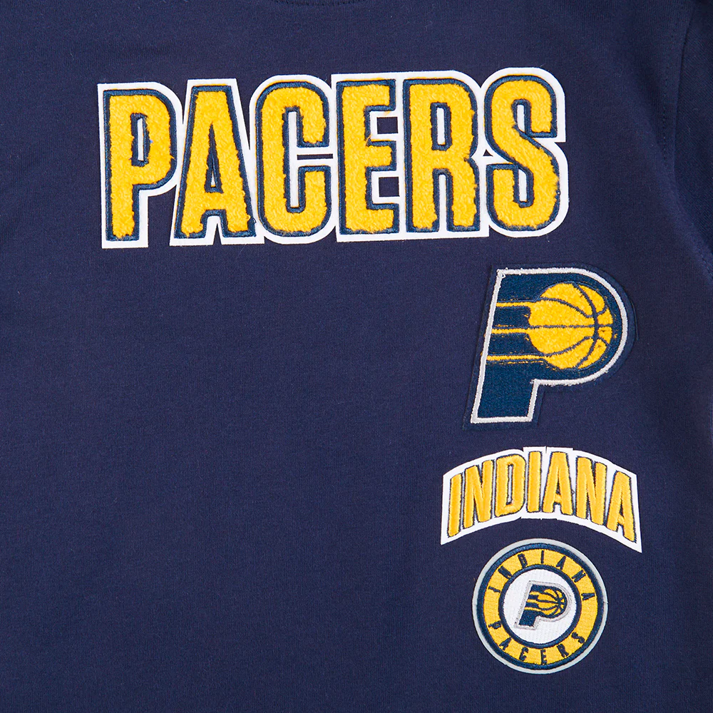 NBA INDIANA PACERS RETRO CLASSIC TODDLER BOYS SHORT SLEEVE TAPING TEE (MIDNIGHT NAVY) - Image 5