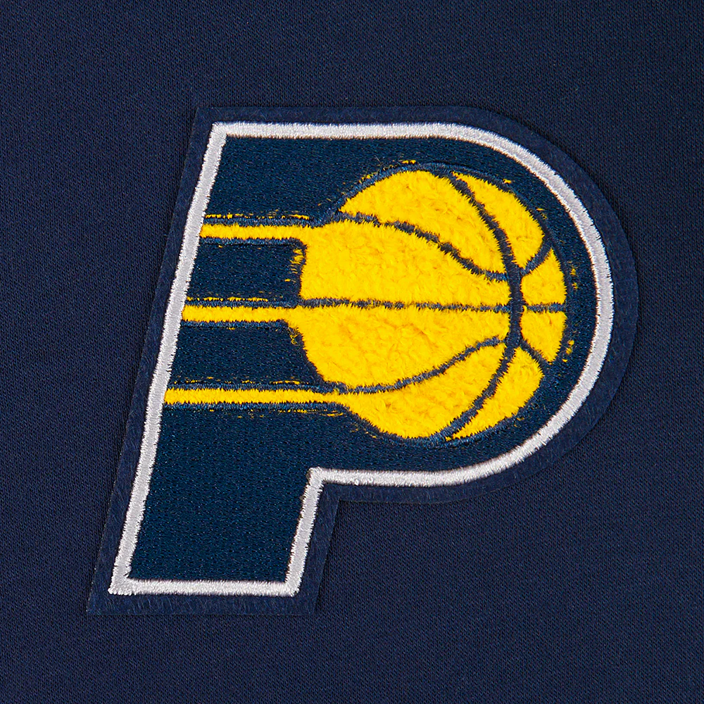 NBA INDIANA PACERS RETRO CLASSIC TODDLER BOYS RIB FLEECE PULLOVER HOODIE (MIDNIGHT NAVY) - Image 6