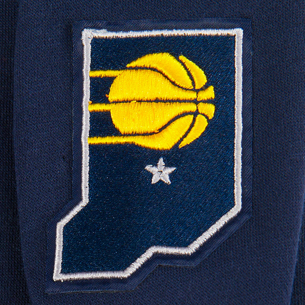 NBA INDIANA PACERS RETRO CLASSIC TODDLER BOYS RIB FLEECE PULLOVER HOODIE (MIDNIGHT NAVY) - Image 8