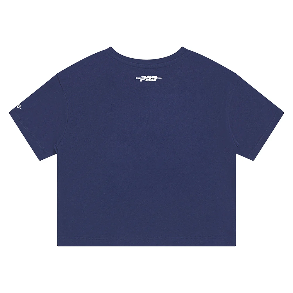 NBA INDIANA PACERS RETRO CLASSIC TODDLER GIRLS SHORT SLEEVE BOXY TEE (MIDNIGHT NAVY) - Image 4