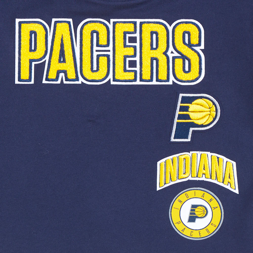 NBA INDIANA PACERS RETRO CLASSIC TODDLER GIRLS SHORT SLEEVE BOXY TEE (MIDNIGHT NAVY) - Image 5