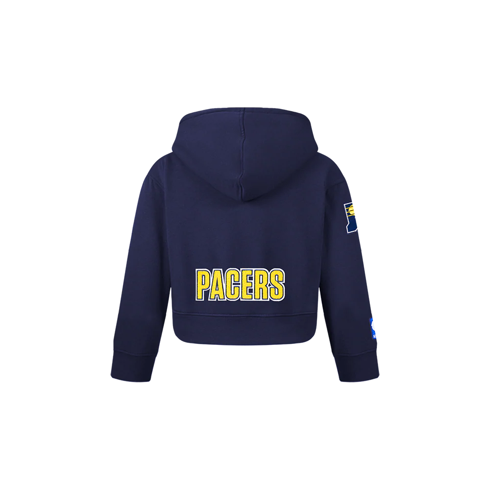 NBA INDIANA PACERS CLASSIC TODDLER GIRLS  FLEECE FULL ZIP HOODIE (MIDNIGHT NAVY) - Image 3