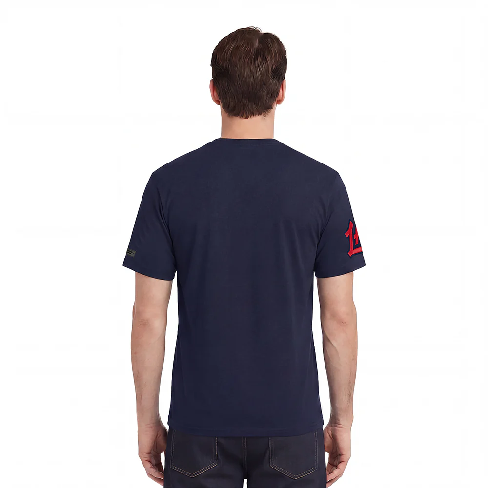 LOS ANGELES CLIPPERS CLASSIC OLD ENGLISH MEN'S SJ TEE (MIDNIGHT NAVY) - Image 2