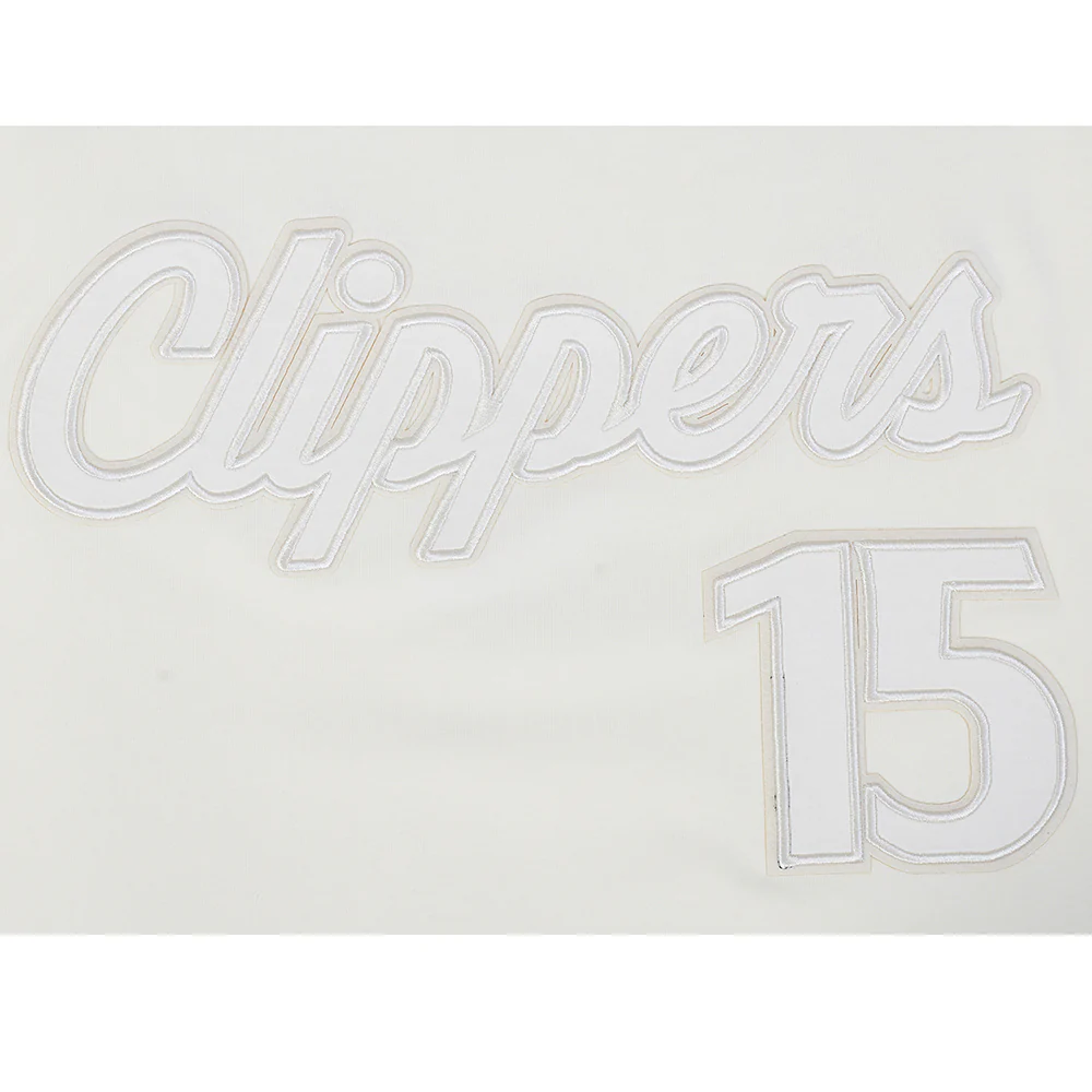 NBA LOS ANGELES CLIPPERS DREW EUBANKS #15 NEUTRAL PNN MEN'S CJ DROP SHOULDER TEE (EGGSHELL) - Image 7