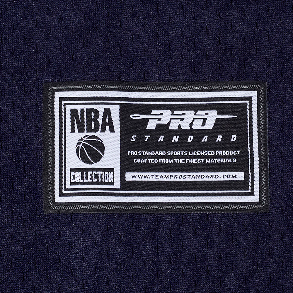 NBA LOS ANGELES CLIPPERS PATTY MILLS #88 CLASSIC MESH PNN MEN'S MESH BUTTON DOWN SHIRT (MIDNIGHT NAVY/RED) - Image 7