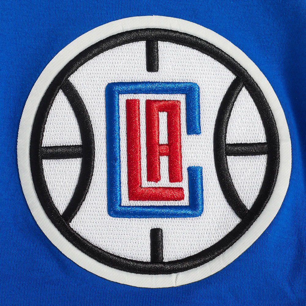 NBA LOS ANGELES CLIPPERS CLASSIC CHENILLE MEN'S JERSEY (ROYAL BLUE/RED) - Image 7