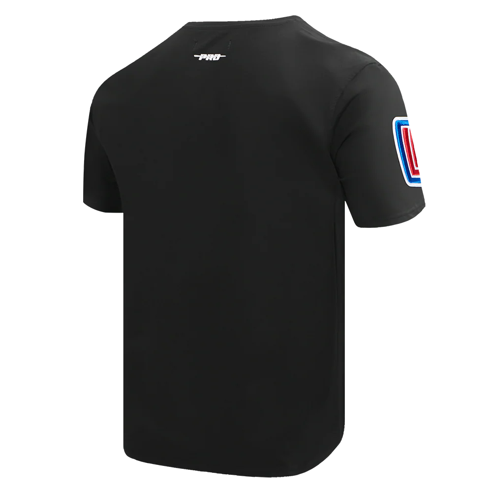 NBA LOS ANGELES CLIPPERS CLASSIC CHENILLE MEN'S   TEE (BLACK) - Image 4