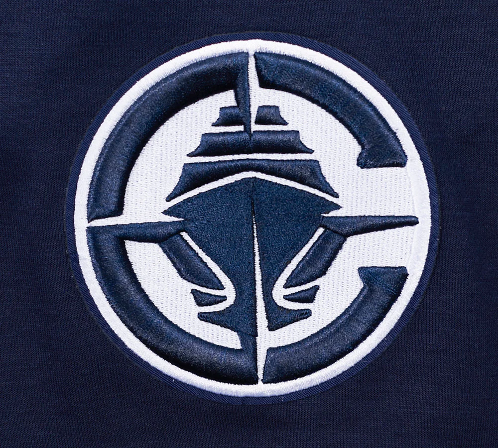 NBA LOS ANGELES CLIPPERS CLASSIC CHENILLE MEN'S DK PO HOODIE (MIDNIGHT NAVY) - Image 7