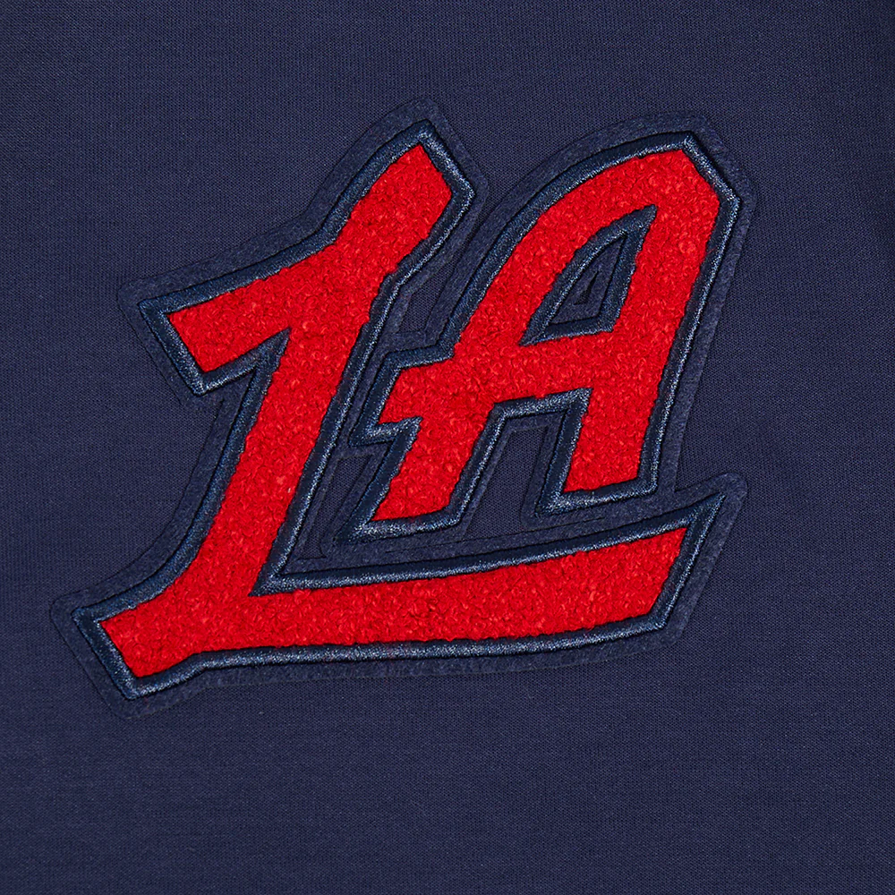NBA LOS ANGELES CLIPPERS CLASSIC CHENILLE MEN'S DK FULL ZIP PULLOVER HOODIE (MIDNIGHT NAVY) - Image 7