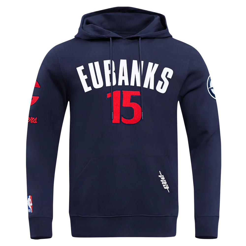 NBA LOS ANGELES CLIPPERS DREW EUBANKS #15 CLASSIC PNN MEN'S DK PO HO (MIDNIGHT NAVY)