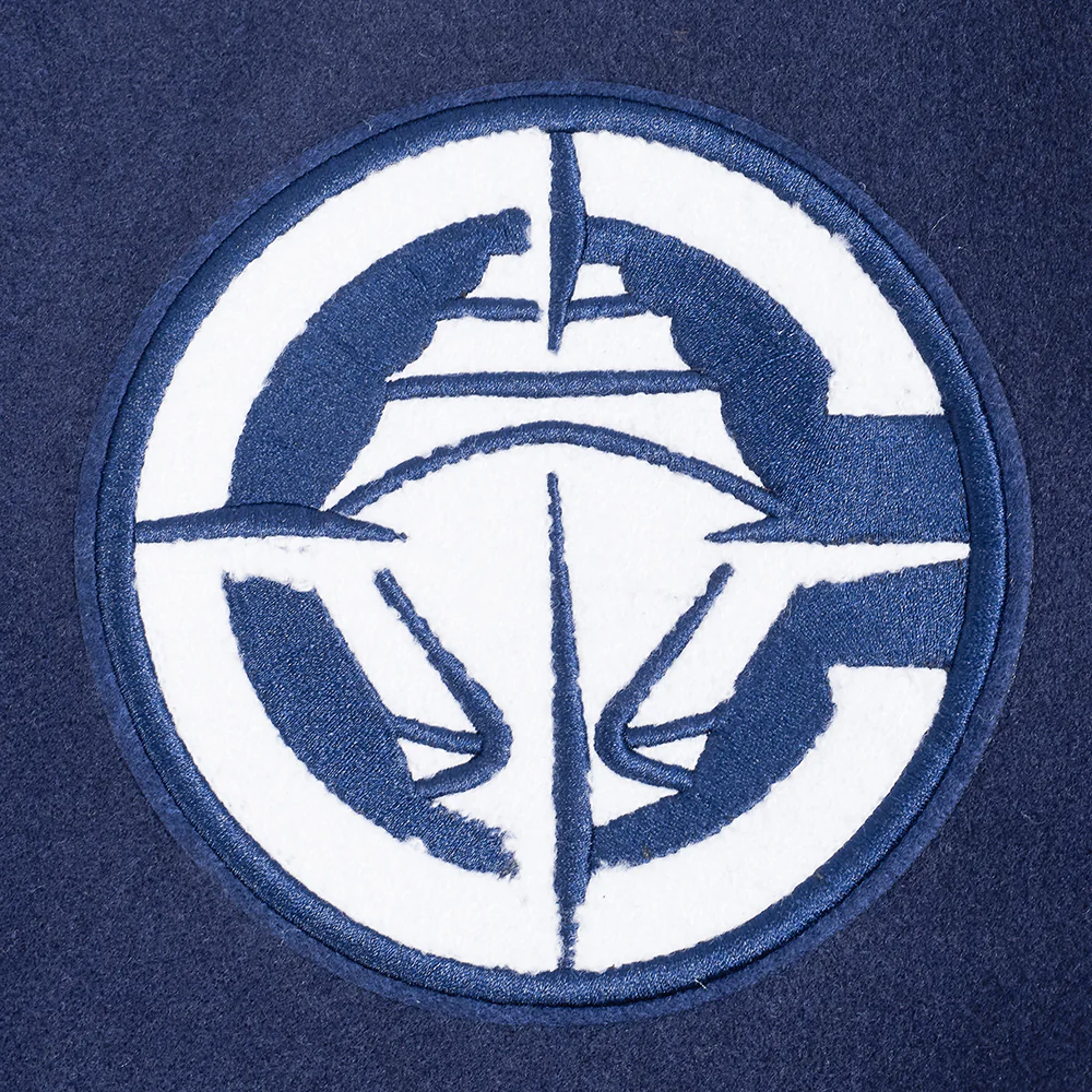 LOS ANGELES CLIPPERS CLASSIC OLD ENGLISH MEN'S RIB WOOL VARSITY (MIDNIGHT NAVY/RED/MIDNIGHT NAVY) - Image 5