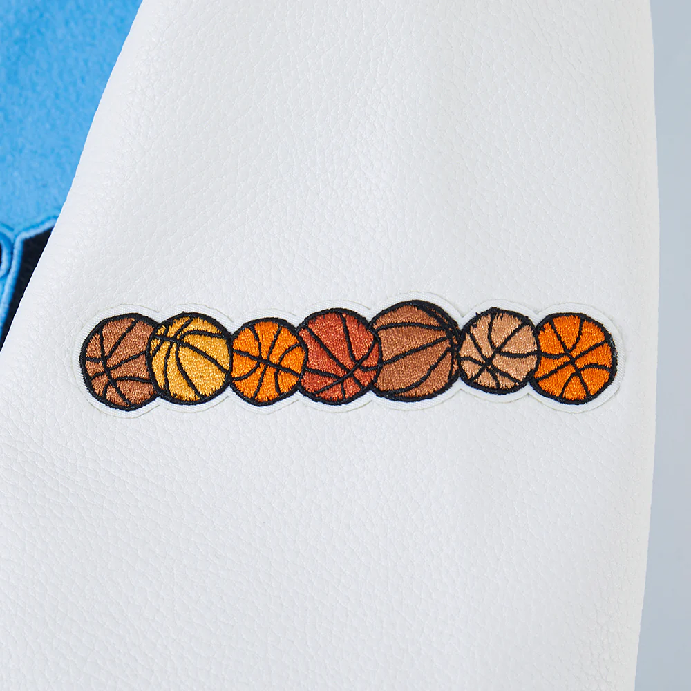 NBA LOS ANGELES CLIPPERS CITY EDITION 24-25 MEN'S RIB WOOL VARSITY J (UNIVERSITY BLUE/WHITE) - Image 6