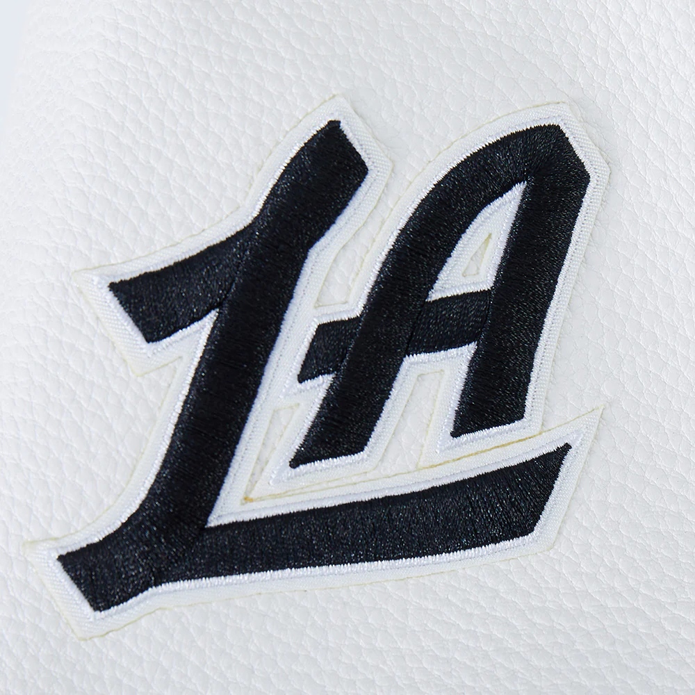 NBA LOS ANGELES CLIPPERS CITY EDITION 24-25 MEN'S RIB WOOL VARSITY J (UNIVERSITY BLUE/WHITE) - Image 7