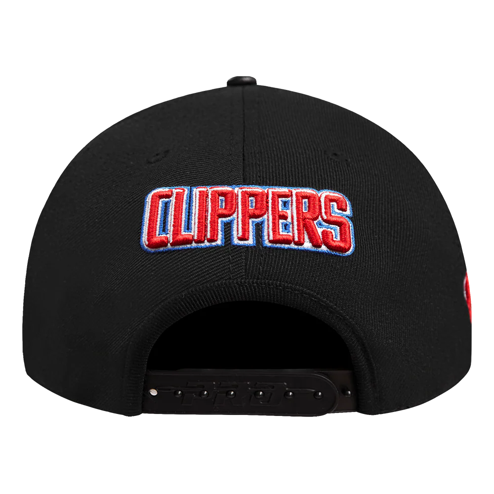 NBA LOS ANGELES CLIPPERS SCRIPT TAIL WOOL SNAPBACK (BLACK) - Image 5