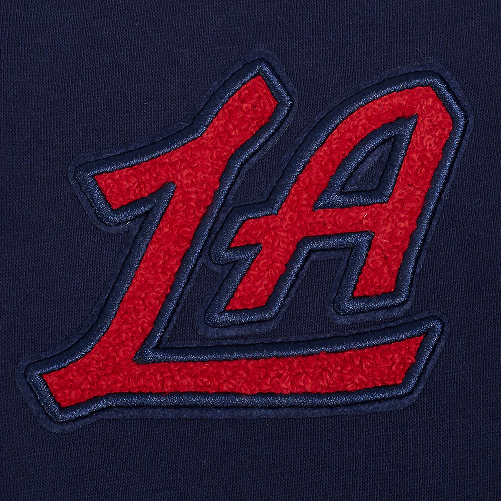 NBA LOS ANGELES CLIPPERS CLASSIC BIG BOYS FLC FZ PO HOODIE (MIDNIGHT NAVY) - Image 8
