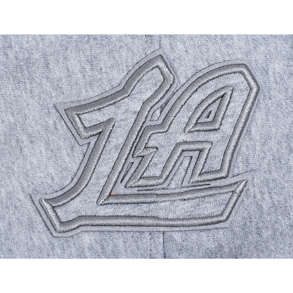 NBA LOS ANGELES CLIPPERS NEUTRAL BIG BOYS FLC PO HOODIE (DARK HEATHER GRAY) - Image 8