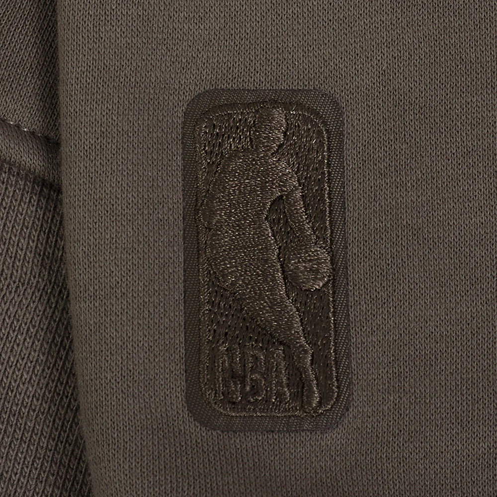 NBA LOS ANGELES CLIPPERS NEUTRAL BIG BOYS FLC PO HOODIE (DARK TAUPE) - Image 8