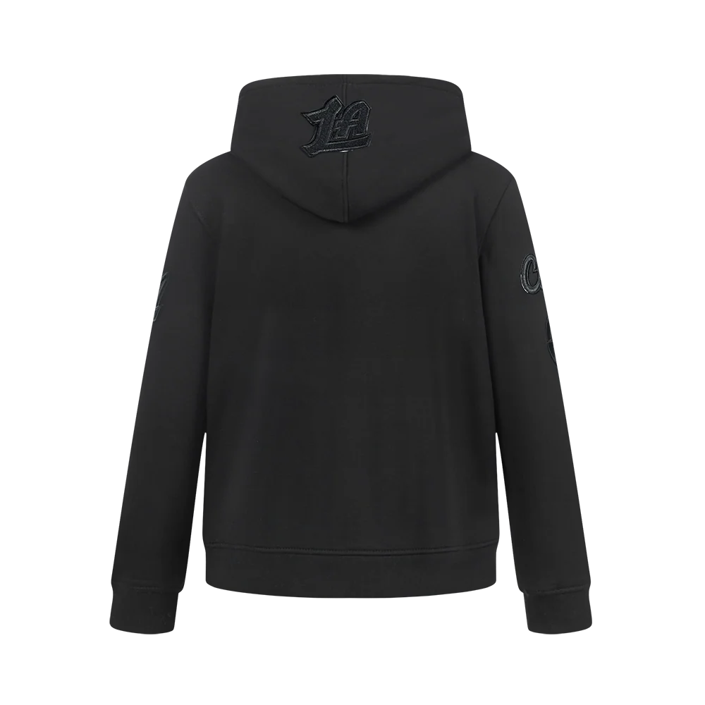 NBA LOS ANGELES CLIPPERS TRIPLE BLACK BIG BOYS FLC PO HOODIE (BLACK) - Image 3