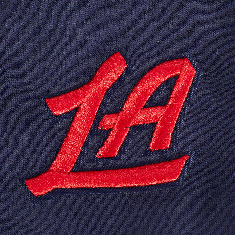 NBA LOS ANGELES CLIPPERS CLASSIC BIG GIRLS FLEECE FULL ZIP HOODIE (MIDNIGHT NAVY) - Image 8