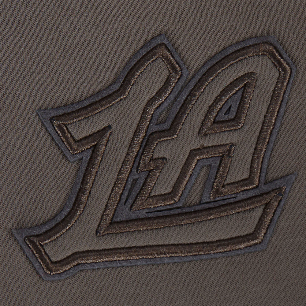 NBA LOS ANGELES CLIPPERS NEUTRAL BIG GIRLS FLC PO HOODIE (DARK TAUPE) - Image 7